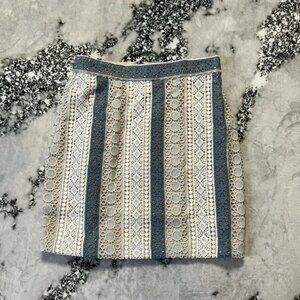 Endless Rose Skirt Womens Size Small Crochet Lace Mini Multicolor Lined